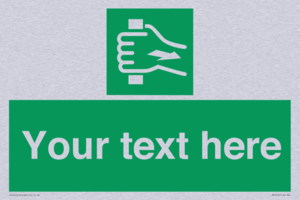 Custom Pull Bar Sign